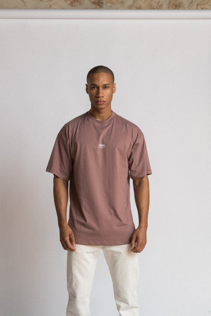 NOW OR NEVER OVERSIZED T SHIRT - Chocolate